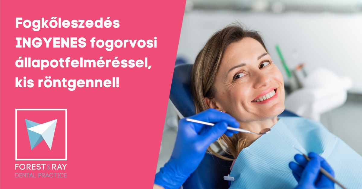 Professzionális fogorvosi fogkőleszedés ingyenes fogorvosi állapotfelméréssel és kis röntgennel!